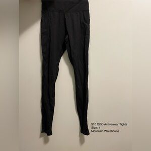 Black Activewear Pants